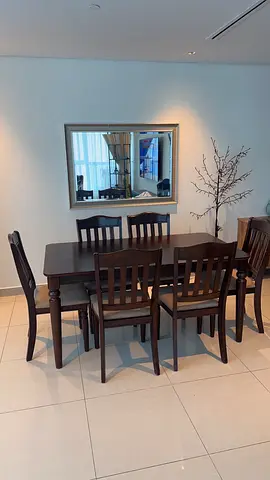 Elegant 6 seater Wooden Dining Set