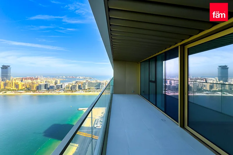 جديد بالكامل | منظر على النخيل | طابق عالي63733597148417114