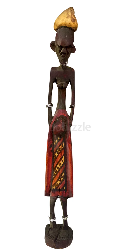 African wooden doll slim design63222840574466110