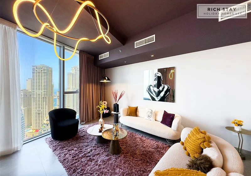 Grande 3BR | City skyline & Sea & Views | Fully Furnished63817358586755111