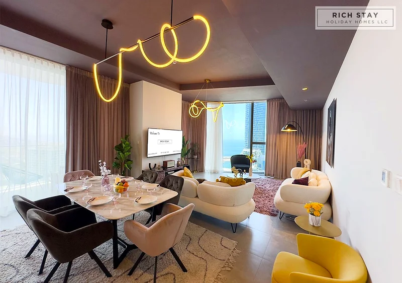 Grande 3BR | City skyline & Sea & Views | Fully Furnished63817358586755110