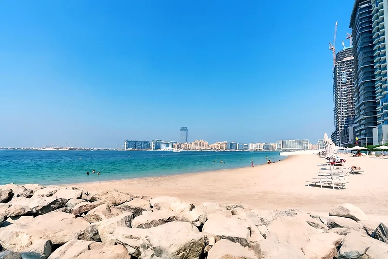 شقة من غرفة نوم واحدة بريميوم على شاطئ إعمار مع وصول مباشر للشاطئ63829906669697112