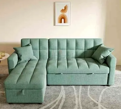 Stylish and Comfortable Green Sofa Sectional for Sale!