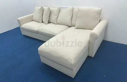 Brand new condition IKEA gronlid beige color lshape sofa bed
