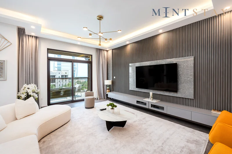 Modern 4BR w/ Full Burj Al Arab View  and Pvt Rooftop63828706684803110