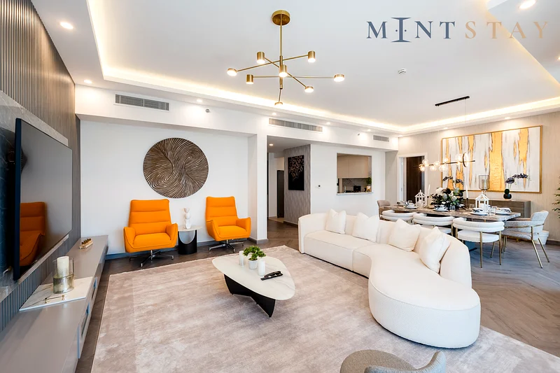 Modern 4BR w/ Full Burj Al Arab View  and Pvt Rooftop63828706684803114