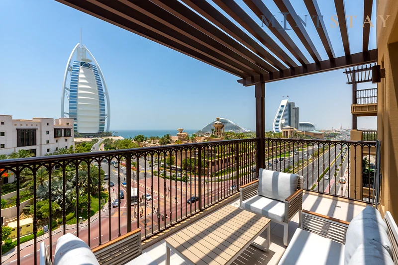 Modern 4BR w/ Full Burj Al Arab View  and Pvt Rooftop63828706684803112