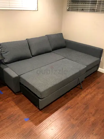 IKEA L shape sofa bed
