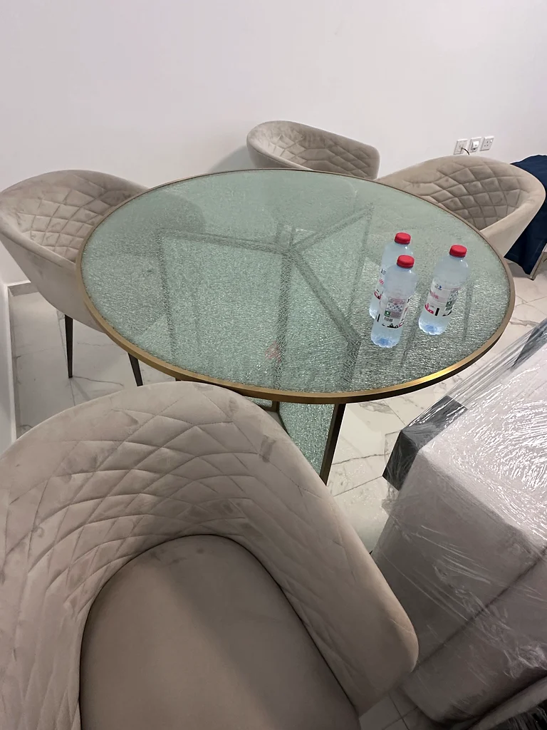 Selling Marina home Dining table with four chairs63217328706435113