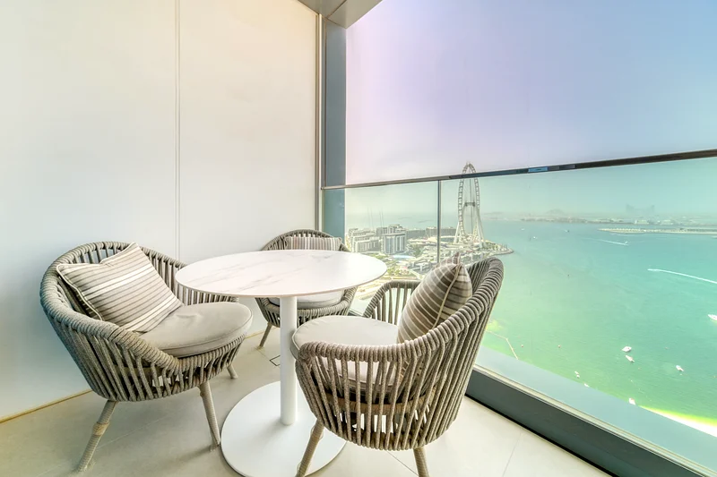 Picturesque Balcony and Beach Haven at Address JBR63831135786242112