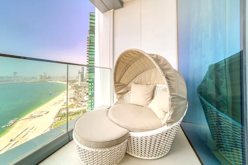 Picturesque Balcony and Beach Haven at Address JBR63831135786242113