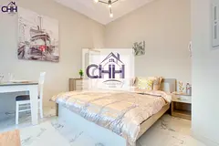 Spacious STUDIO with Balcony Furnished -Free DEWA &amp; Internet