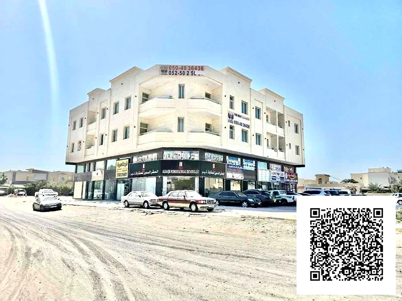 مبنى زاوية من طراز G+2 معروض للبيع في شارع الجزائر، الروضة 2، عجمان.63195082792577111