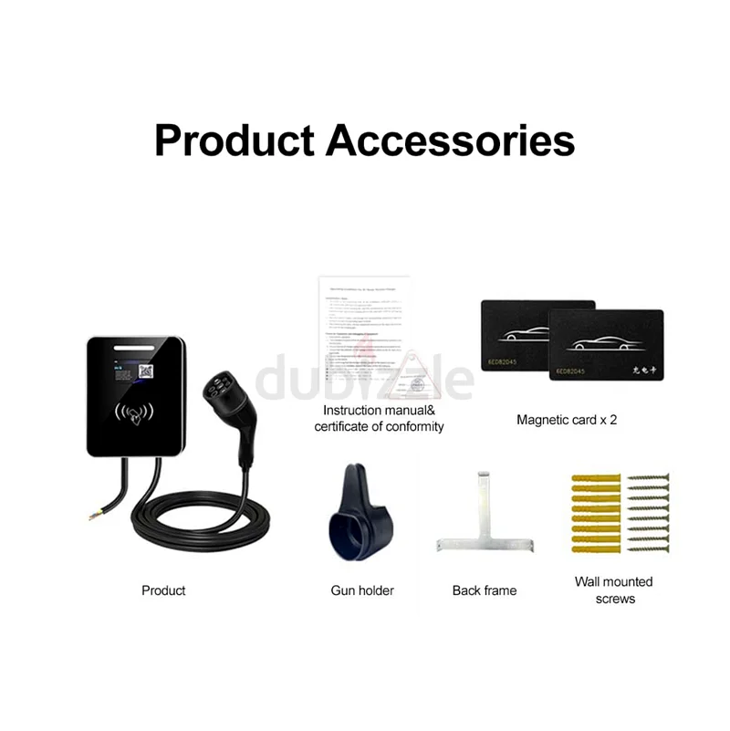 HCL Shop 22kW Type 2 32A Electric Car Charger, Fast Wall Charger for Electric Cars with Smart App/Wi63263524292098112