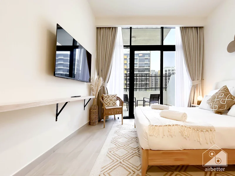 Azizi Riviera Studio apartment in Medyan -  ALL BILLS Inc. + FREE Parking & Wifi63832615936515111
