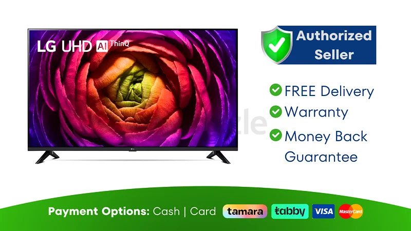 تلفزيون إل جي الذكي بحجم 50 بوصة - دقة 4K ● جديد بالكامل | ضمان لمدة سنة | توصيل مجاني | SHJ8364632635124797451127