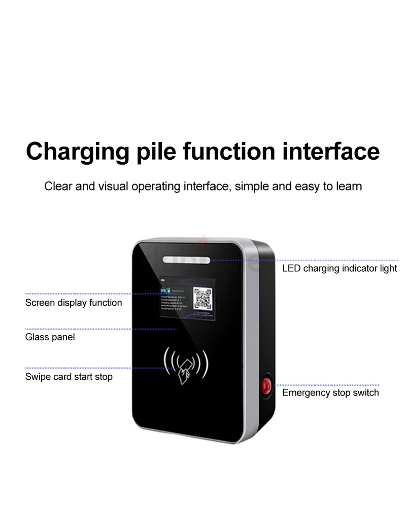 HCL Shop 22kW Type 2 32A Electric Car Charger, Fast Wall Charger for Electric Cars with Smart App/Wi63263524292098114