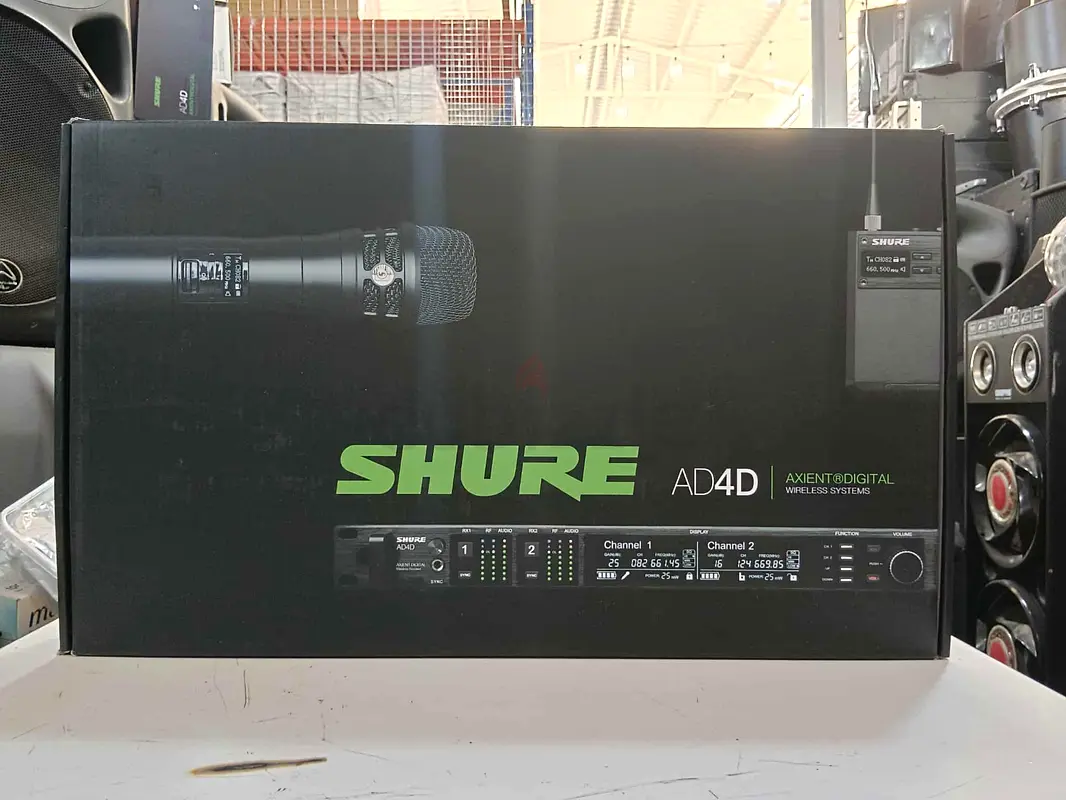 Shure AD4D Digital Wireless Microphone System - Your Sound Solution!
