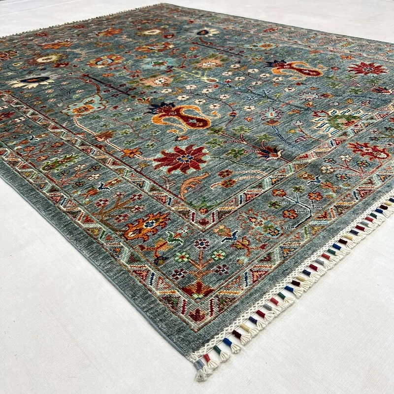154 x 200 cm | new Handmade Beautiful Grey Sultani Fine Carpet63184228546947113