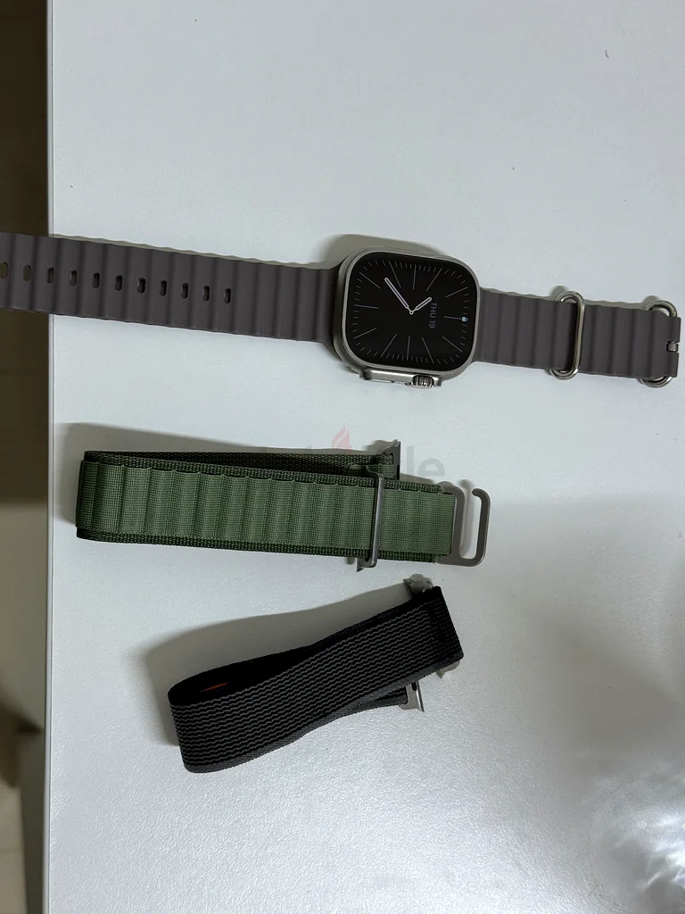 ساعة Apple Watch Ultra GPS + خلوية، غلاف من التيتانيوم بحجم 49 مم63262940249857113