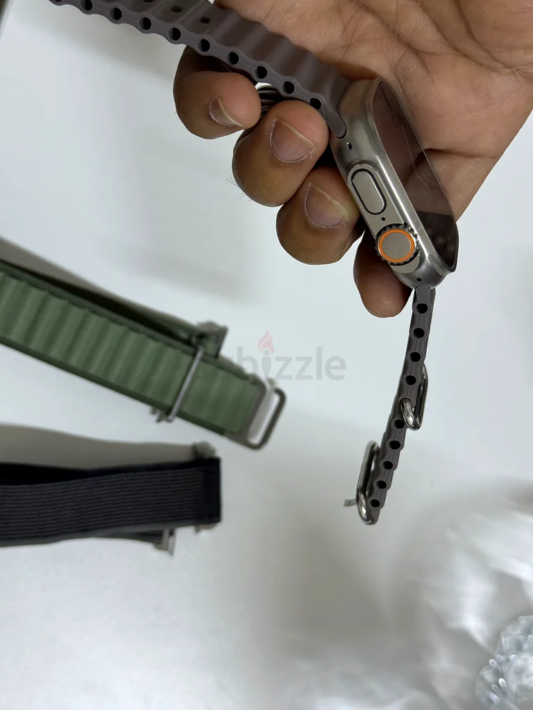 ساعة Apple Watch Ultra GPS + خلوية، غلاف من التيتانيوم بحجم 49 مم63262940249857112