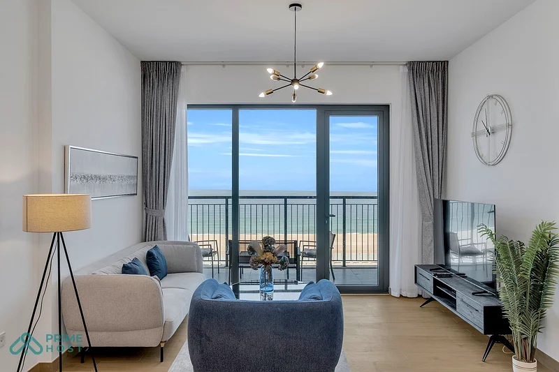 Beachfront 2BR • Full Sea View • AED 15,500 All Bills Included63828583489539110