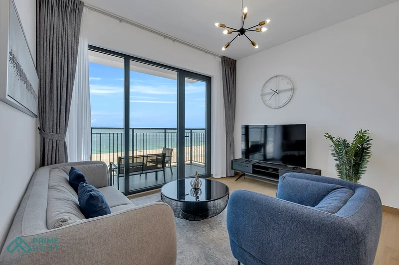 Beachfront 2BR • Full Sea View • AED 15,500 All Bills Included63828583489539112