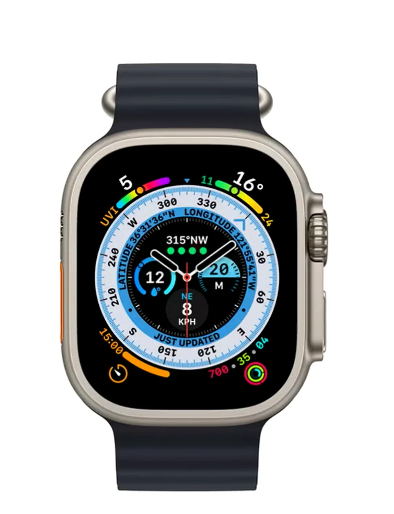 ساعة Apple Watch Ultra GPS + خلوية، غلاف من التيتانيوم بحجم 49 مم63262940249857114