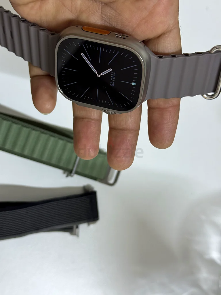 ساعة Apple Watch Ultra GPS + خلوية، غلاف من التيتانيوم بحجم 49 مم632629402498571125