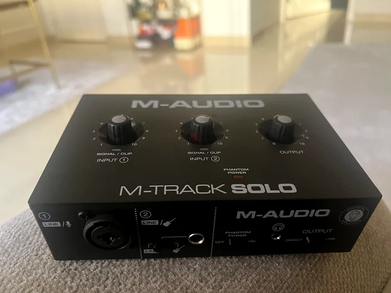 M-Audio M-Track Solo – Usb Audio Interface For Recording,63227277608066111