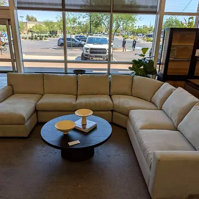 Top End Quality Crate and barrel Axis U shape sofa