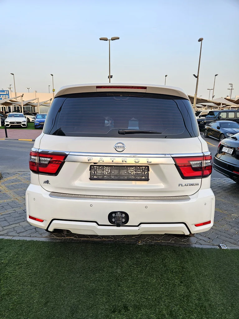 2,490 AED PER MONTH | NISSAN PATROL V6 PLATINUM 2021 | GCC SPECS | ORIGINAL PAINT | LOW MILEAGE!63158341517825113
