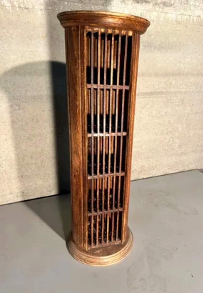 Vintage Wooden Decorative Column - Unique Home Accent cd rack63220827112706110