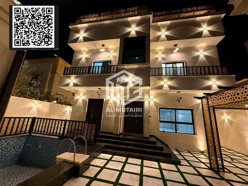 Villa for sale in Al Muwaihat 1 with a swimming pool - including electricity, water, and air conditioning  We offer you the opportunity to own a l63869605622787110