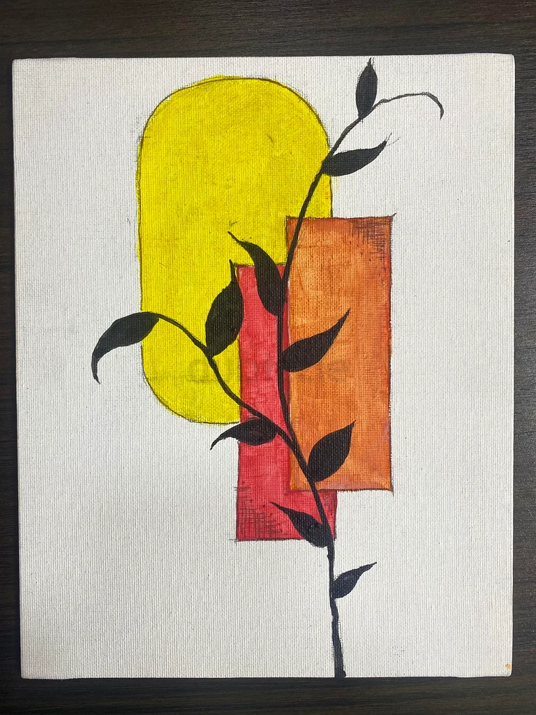 لوحة أكريليك مرسومة يدويًا63219837216130111