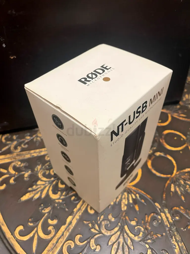 ميكروفون رود NT-USB ميني مع فلتر منع فرقعة الميكروفون وحامل مكتب مع ذراع تثبيت بمشبك