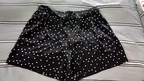 Chic Polka Dot Black Shorts for Sale!