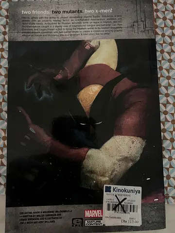 Marvel comic book : havok and wolverine