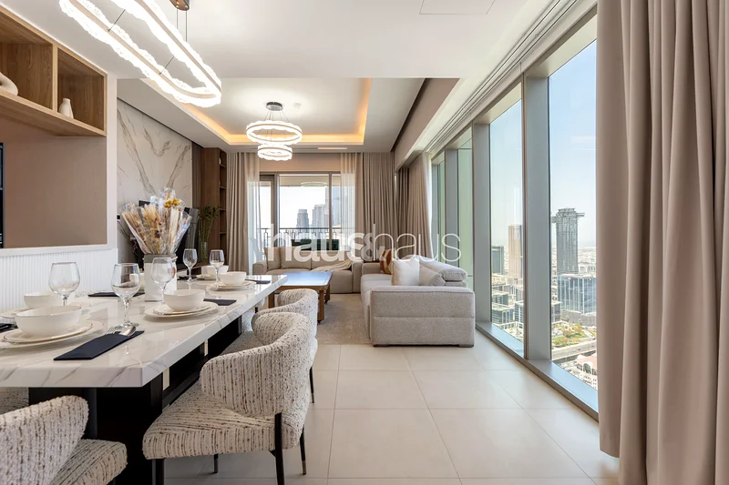 Luxurious 3BR | Burj Khalifa View | Maid’s Room63829052569986111