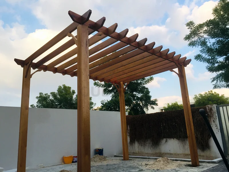 Wooden pergola and gazebo63220323631875113