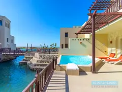 1st Row Beach Villa - 3 Bedroom for Sale Cove Rotana - Open Kitchen