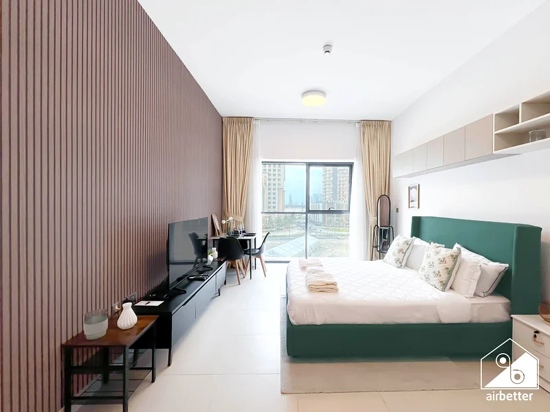 Modern Studio | Al Waleed Garden 2 Incl All bills included+ Wi-Fi + Parking63830359479939110