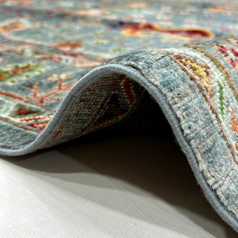 154 x 200 cm | new Handmade Beautiful Grey Sultani Fine Carpet63184228546947114