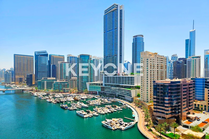 Corner Unit | Marina & JBR View | High Floor64039043410819111