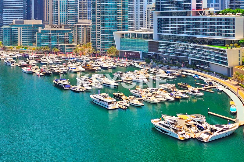 Corner Unit | Marina & JBR View | High Floor64039043410819110