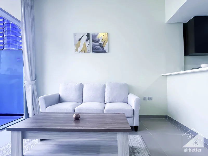 Stylish 1BHK with Balcony on 29th Floor – All Bills Included in Merano Tower63836086877569113