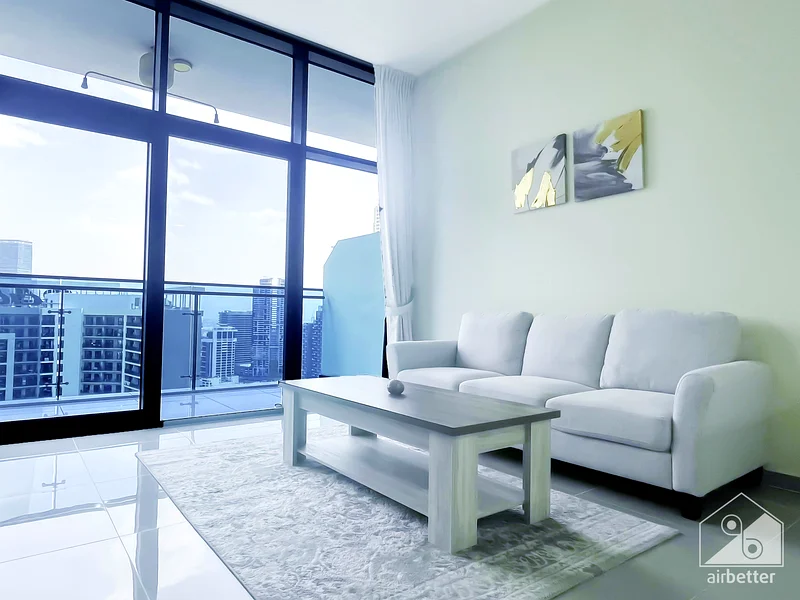 Stylish 1BHK with Balcony on 29th Floor – All Bills Included in Merano Tower63836086877569112