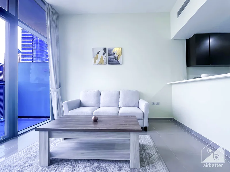 Stylish 1BHK with Balcony on 29th Floor – All Bills Included in Merano Tower63836086877569111