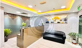 BEST OFFER IN 1 YEAR | SHARED FLEXI DESK OFFICE | FURNISHED OFFICE WITH EJARI | DEWA CHILLER WIFI FR