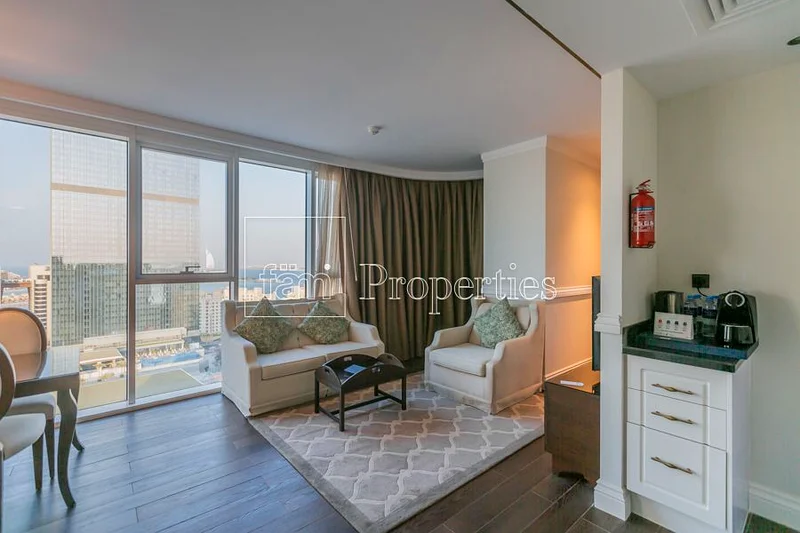 شقة فندقية 1BR | إطلالة على البحر63230659052802111